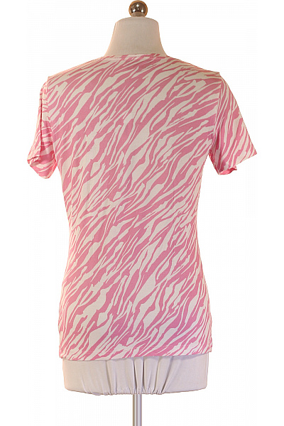 Dámské tričko s krátkým rukávem a potiskem růžové Vel. S | Unimoda | obrázek 4