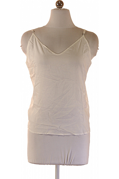 Dámská Viskózová Košilka Bílá Velikost S