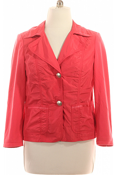 TAIFUN Dámský růžový blejzr krátký volnočasové elegantní polyesterové Velikost 44 | TAIFUN | obrázek 2