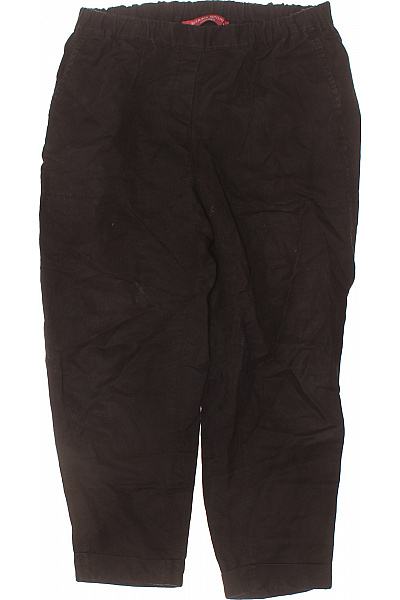 MARINA RINALDI Dámské Hnědé Volnočasové Kalhoty Z Lyocellu Velikost 40