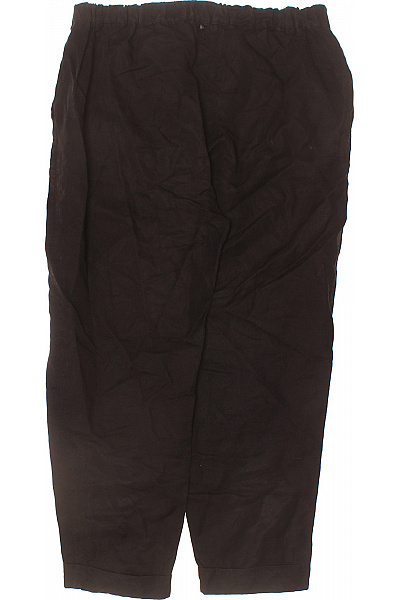 MARINA RINALDI Dámské hnědé volnočasové kalhoty z lyocellu Velikost 40 | MARINA RINALDI | obrázek 2