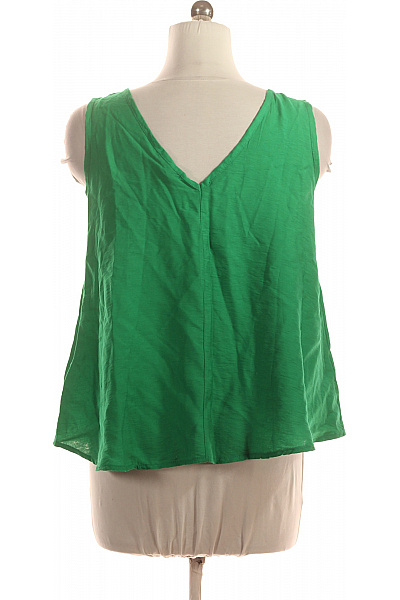 LAWRENCE GREY zelené tričko bez rukávů s výstřihem do V jednobarevné Velikost 40 | LAWRENCE GREY | obrázek 2