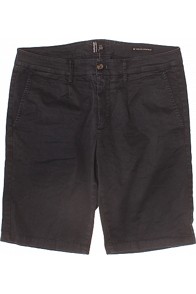 BOMBOOGIE Pánské Kraťasy černé Volnočasové S Kapsami Vel. 32