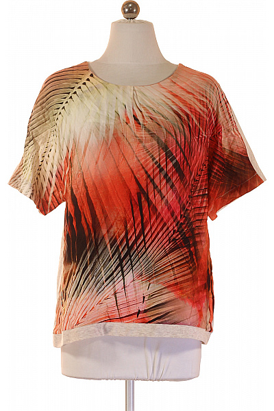 GERRY WEBER Dámská halenka s krátkým rukávem a potiskem oranžová Vel. 40 | GERRY WEBER | obrázek 2