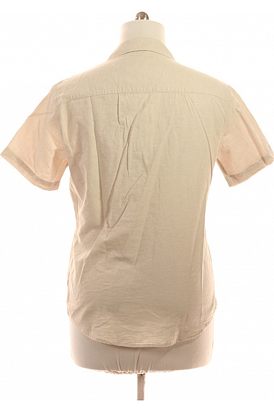 SELECTED Pánské bavlněné košile s krátkým rukávem béžové ležérní havajské Vel. XL | SELECTED | obrázek 2