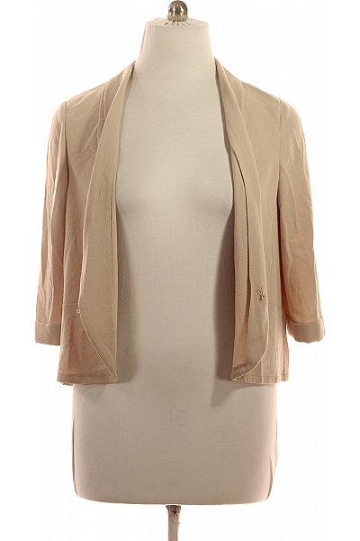 Marks & Spencer béžový blejzr s 3/4 rukávem elegantní krátký volnočasové Velikost 44 | Marks & Spencer | obrázek 4