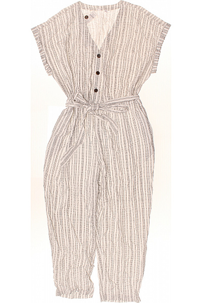 Gap dámský pruhovaný overal s krátkým rukávem a páskem Velikost XL | Gap | obrázek 2