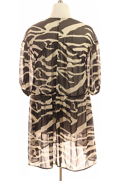 Esprit Dámské šaty s dlouhým rukávem zvířecí vzor černé béžové volnočasové Vel. EU M | Esprit | obrázek 3