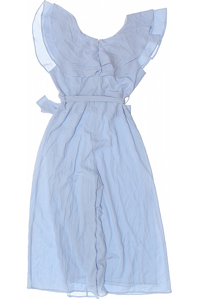 Lost Ink modrý volánkový overal s krátkým rukávem Velikost UK 10 | Lost Ink | obrázek 3