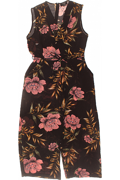 AX  PARIS černé květinové overaly bez rukávů Vel. 10 | AX  PARIS | obrázek 2