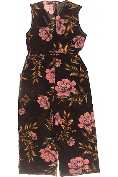 AX  PARIS černé květinové overaly bez rukávů Vel. 10 | AX  PARIS | obrázek 3