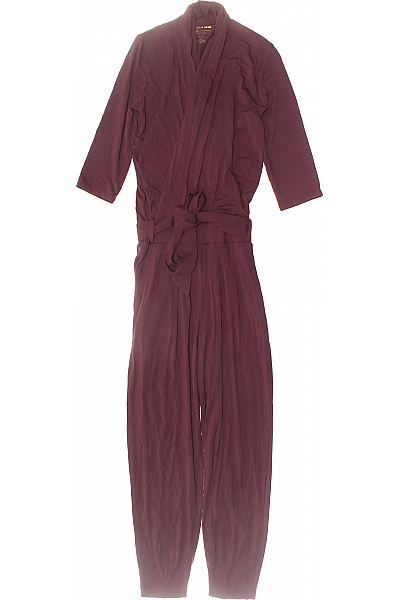 Les Lunes Dámský Vínový Overal S Dlouhým Rukávem Vel. S