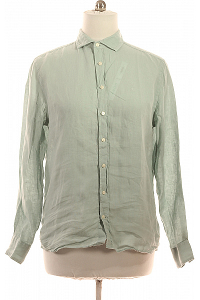 HACKETT Pánské košile s dlouhým rukávem letní lněné ležérní Vel. EU L | HACKETT | obrázek 2