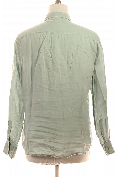 HACKETT Pánské košile s dlouhým rukávem letní lněné ležérní Vel. EU L | HACKETT | obrázek 3