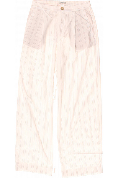 VINCE. Dámské Pruhované široké Kalhoty Volnočasové Jarní Vel. 4