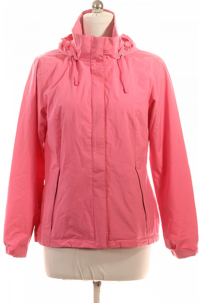 RABE Dámská Růžová Polyesterová Lehká Funkční Větrovka S Kapucí Na Jaro Velikost DE 40