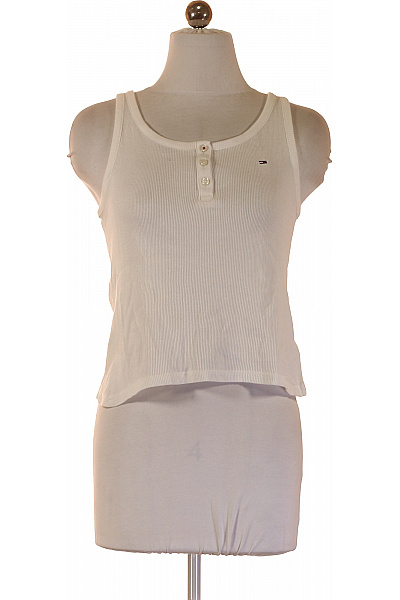 TOMMY HILFIGER dámské bavlněné tílko bez rukávů jednobarevné basic Vel. M | TOMMY HILFIGER | obrázek 2