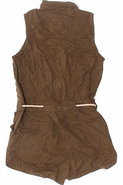 MANGO hnědý overal bez rukávů letní Velikost S | MANGO | obrázek 3