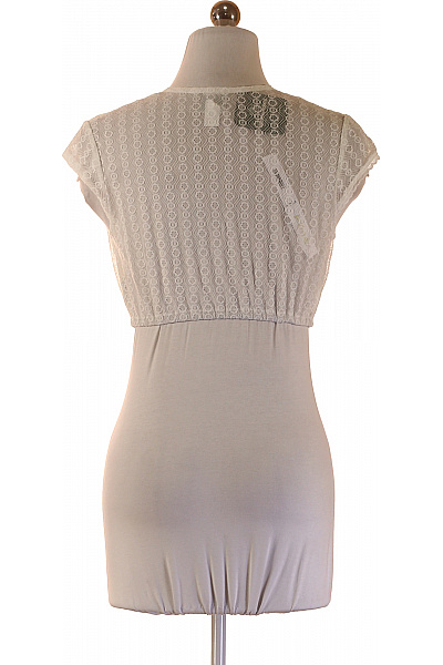 Hammerschmid Dámské tričko s krátkým rukávem bílé průhledné s výšivkou Vel. 40 | Hammerschmid | obrázek 2