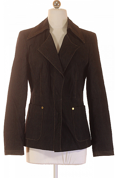 BETTY BARCLAY Dámské bavlněné sako elegantní hnědé dvouřadé na běžné nošení Vel. 36 | BETTY BARCLAY | obrázek 2