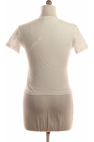 CHIARA FERRAGNI Dámské tričko s krátkým rukávem bílé s flitry a nápisem Velikost S | CHIARA FERRAGNI | obrázek 2