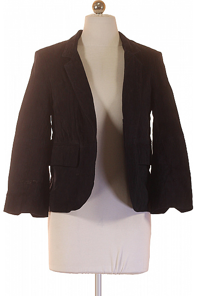 Zadig&Voltaire Deluxe Dámské Sako černé Krátké Volnočasové S 3/4 Rukávem Velikost M