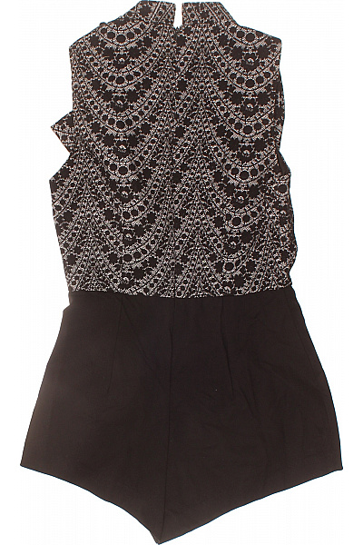 asos černobílé krajkové overaly bez rukávů společenské Vel. 38 | asos | obrázek 3