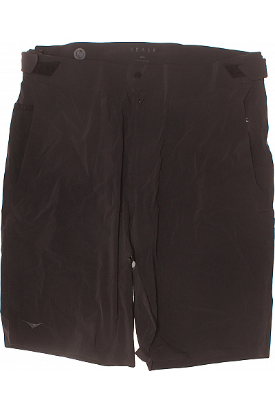 MADE IN ITALY Kraťasy Nylonové černé Sportovní Volnočasové Funkční S Kapsami Vel. XXL