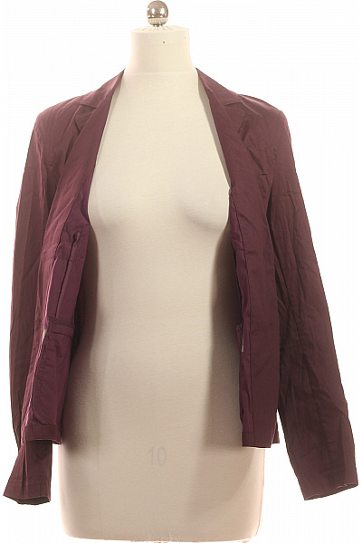 jones Dámské sako bavlněné elegantní vypasované jednořadé vínové Vel. 40 | jones | obrázek 4