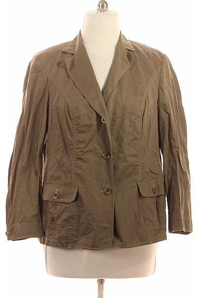 GERRY WEBER Dámské sako khaki volnočasové elegantní business Velikost DE 48 | GERRY WEBER | obrázek 2