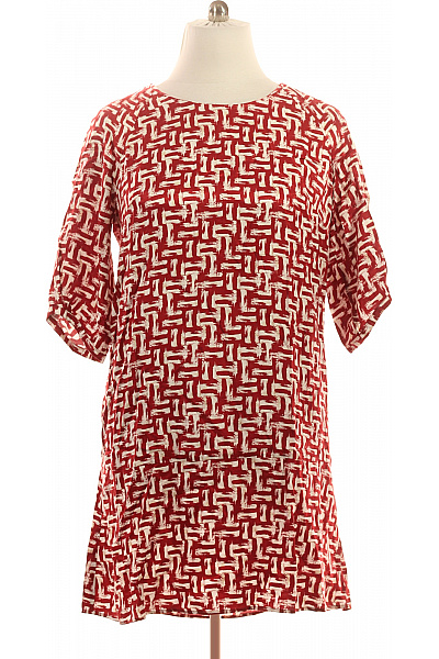 GERRY WEBER Dámské šaty krátký rukáv červené vzorované volnočasové Vel. XL | GERRY WEBER | obrázek 2