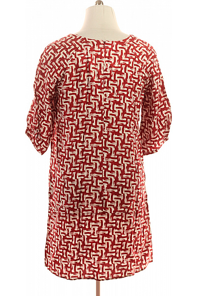 GERRY WEBER Dámské šaty krátký rukáv červené vzorované volnočasové Vel. XL | GERRY WEBER | obrázek 3