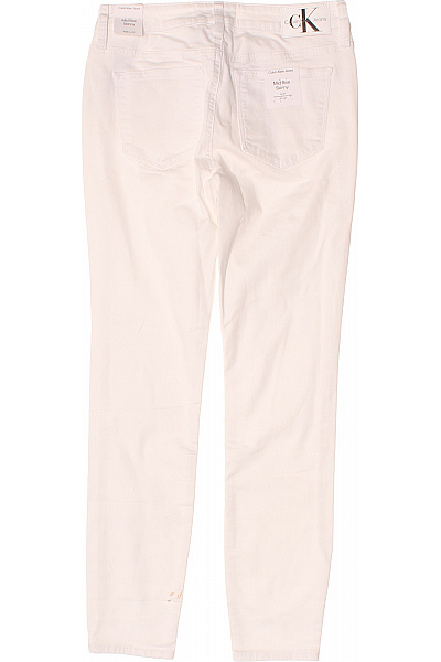 Calvin Klein Dámské bílé bavlněné džíny s vysokým pasem Vel. 28/30 | Calvin Klein | obrázek 2