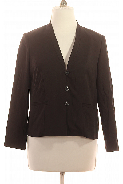 BETTY BARCLAY Dámské sako elegantní business hnědé polyesterové Vel. 46 | BETTY BARCLAY | obrázek 2