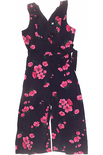 Warehouse dámský tmavě modrý květovaný overal bez rukávů Velikost 12 | Warehouse | obrázek 2