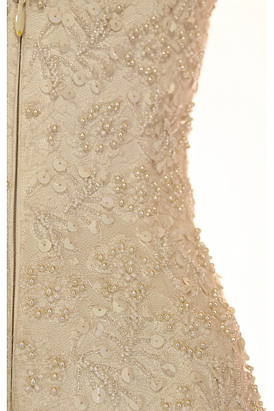 Svatební dlouhé šaty korzetové tylové A-střih s korzetem Velikost IT 42 | Unimoda | obrázek 4