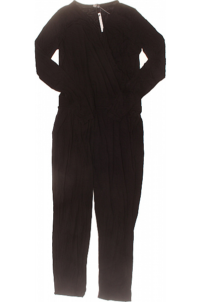 Asos Dámský černý Overal S Dlouhým Rukávem Vel. 42