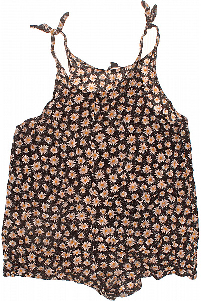 Monki dámský černý květinový overal bez rukávů Vel. L | Monki | obrázek 2