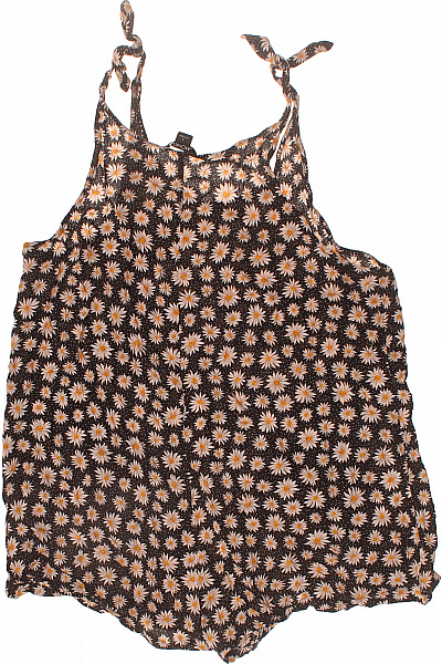 Monki dámský černý květinový overal bez rukávů Vel. L | Monki | obrázek 3