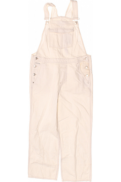 Marc O´Polo Dámské Bílé Laclové Džíny S Kapsami Volné Rovné Vel. M