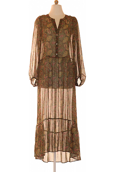 ILSE JACOBSEN Dámské dlouhé šaty s potiskem boho Velikost 38 | ILSE JACOBSEN | obrázek 2