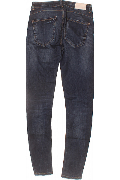 ZARA Dámské džíny skinny modré strečové děravé Velikost XS | ZARA | obrázek 2