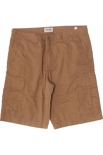 JACK & JONES kraťasy cargo volnočasové hnědé s kapsami Vel. L | JACK & JONES | obrázek 2
