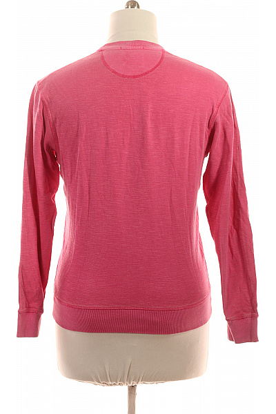 Scotch & Soda růžová bavlněná mikina bez kapuce crewneck s dlouhým rukávem Vel. L | Scotch & Soda | obrázek 3