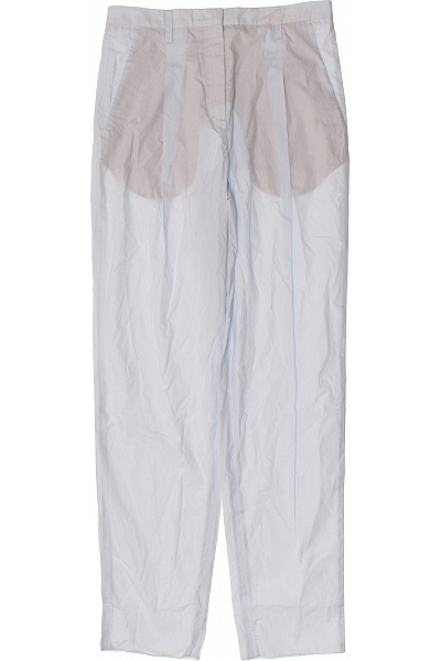 DOROTHEE SCHUMACHER Dámské Bavlněné Kalhoty Volnočasové Dlouhé Rovné S Kapsami Velikost 1