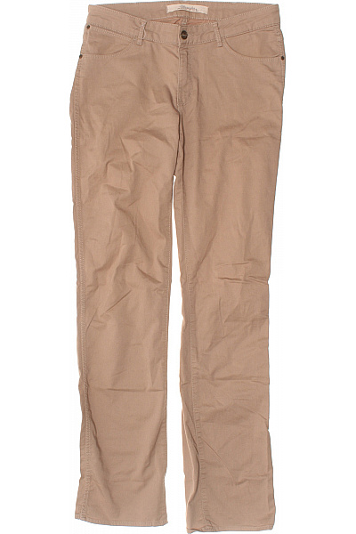 Wrangler Dámské bavlněné kalhoty volnočasové rovné béžové Velikost M | Wrangler | obrázek 2
