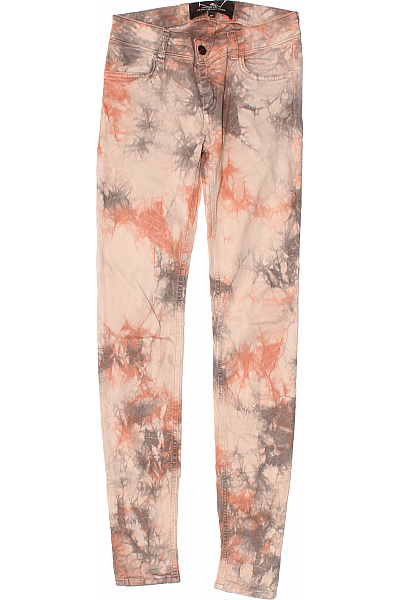DESIGNERS Dámské bavlněné džíny skinny tie-dye ležérní jarní Vel. 26 | DESIGNERS | obrázek 2