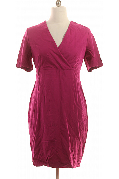 s.OLIVER dámské šaty krátký rukáv zavinovací elegantní koktejlové růžové Velikost 42 | s.OLIVER | obrázek 2