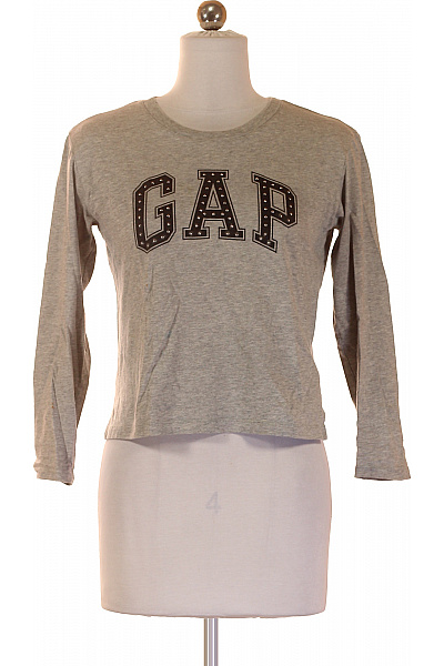 Gap Dívčí šedé tričko dlouhý rukáv s potiskem Vel. L | Gap | obrázek 2