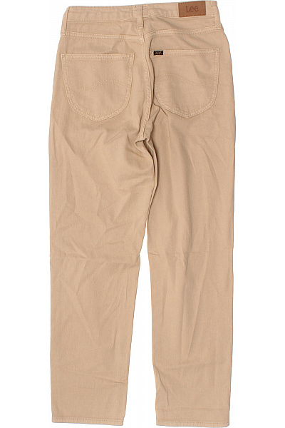 Lee  Dámské bavlněné džíny béžové rovné s kapsami Velikost 26 | Lee  | obrázek 2